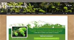 Desktop Screenshot of abieslagrimus.com