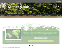 Tablet Screenshot of abieslagrimus.com